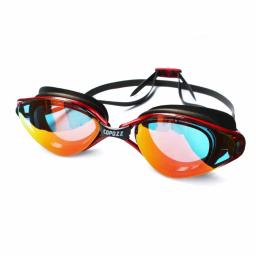 Nova marca profissional óculos de natação anti-nevoeiro uv chapeamento ajustável das mulheres dos homens à prova dwaterproof água silicone óculos de natação adulto - Image 2