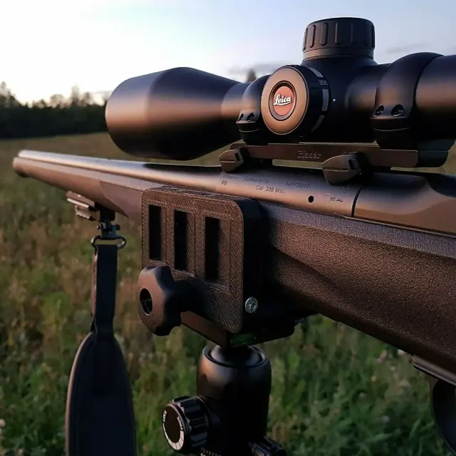 Suporte de Riffle com Montagem de Tripé: Adaptador Precisão para Tirar Resto e Aumentar Estabilidade