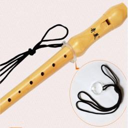 Gravador agudo de madeira Soprano de estilo alemão e barroco Clarinete C Key Flauta Vertical Chinesa Instrumentos Musicais de 8 buracos - Image 6