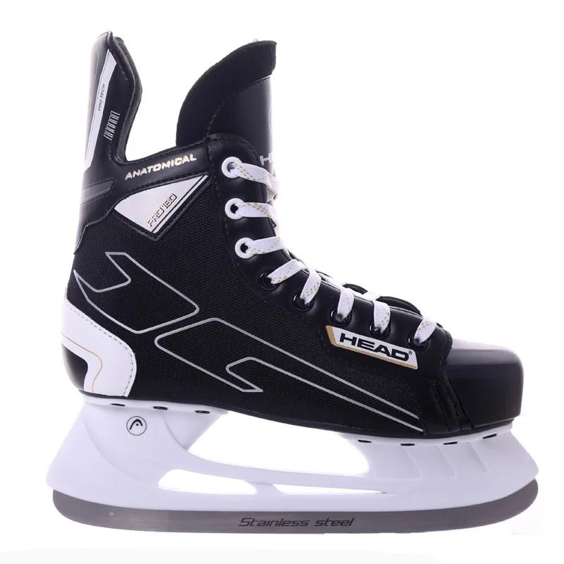 Skate no gelo truques sapatos adulto criança patinação artística patins lâmina de gelo de couro flor faca hóquei no gelo patines esqui id15 - Image 1