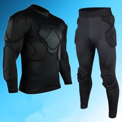 Conjunto de Camisas de Goleiro para Homens com Protetores de Motocicleta e Acessórios de Treinamento 2022