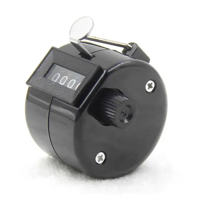 Contador Digital de 4 Dígitos para Golfe - Tally Clicker Prático e Handy