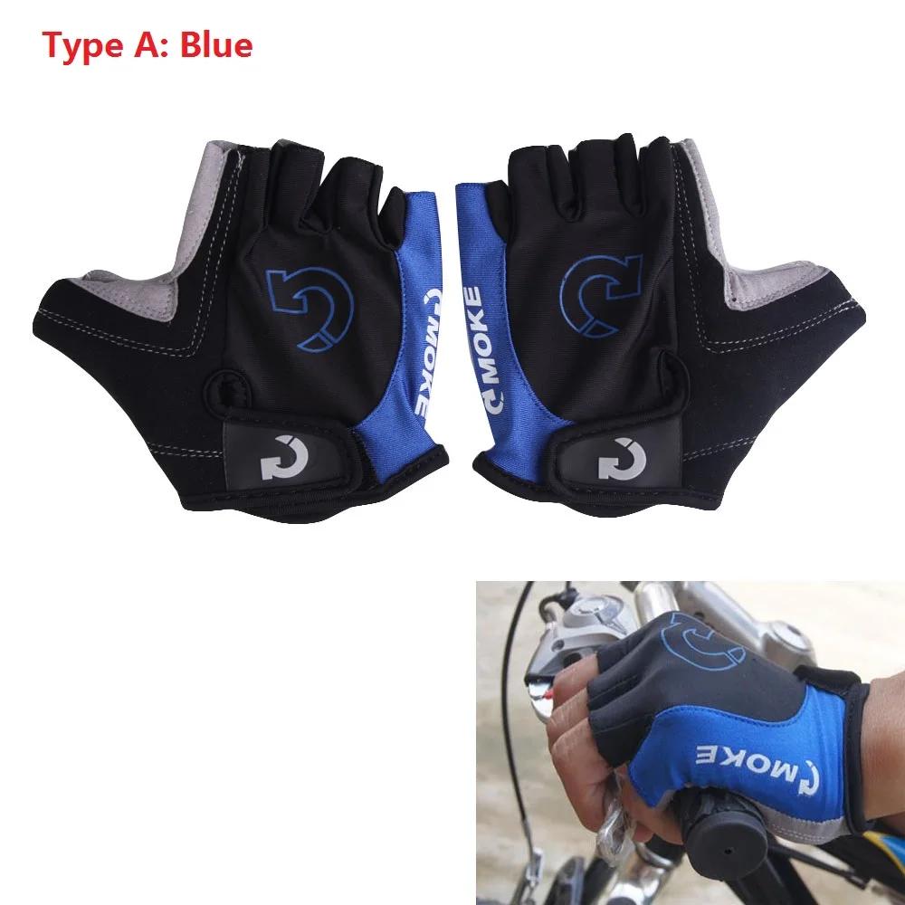 Luvas para ciclismo sem dedos, luva respirável anti derrapante de gel para motocicleta mtb e bicicleta de estrada, luvas esportivas para homens e mulheres - Image 1