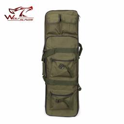 Estojo tático duplo para rifle de ar, 85cm, militar, capa de paintball, bolsa de ombro único, cs, airsoft, espingarda, bolsa de transporte - Image 2