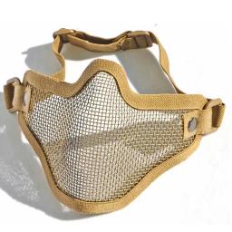 Tactical Metal Steel Wire Half Face Mask, baixo carbono, Anti-Impacto, Esgrima, Airsoft, Paintball, Protector Net, Mesh Mask - Image 6