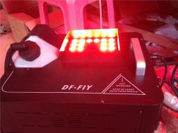 Máquina de fumaça 1500w, aparelho que muda de cor, de nevoeiro colorido, triplo, rgb, 24 leds - Image 5