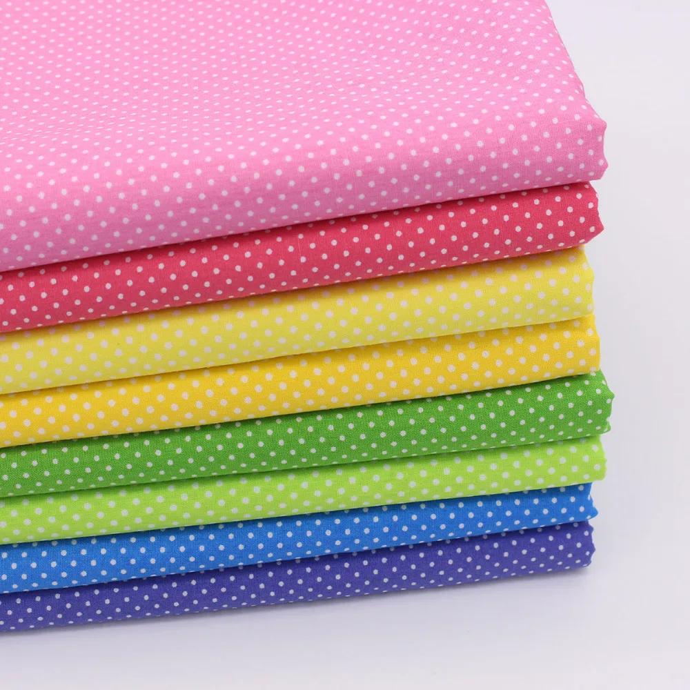 Tecido de algodão estampado em ponto, tecidos de pano para costura artesanal, agulha têxtil para artesanato - Image 1