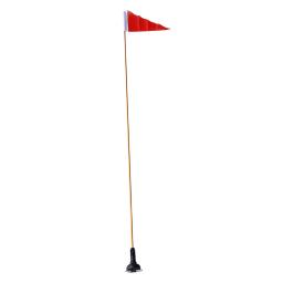 Bandeira telescópica de segurança de caiaque, 47 ''com base de montagem em trilho universal inclui plugues para suporte de haste universal - Image 1