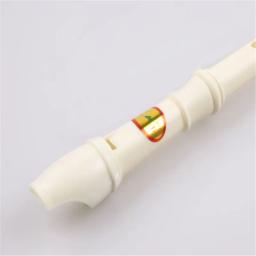 Flauta de plástico para crianças, instrumento musical branco para festa de aniversário, casamento, presente, clarinete, flauta, llaveros zelda - Image 3