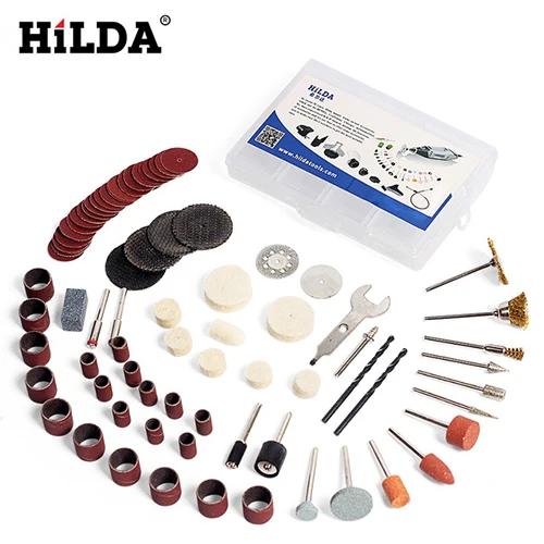 Hilda acessórios de ferramenta rotativa para fácil corte moagem lixar escultura e polimento ferramenta combinação para hilda dremel - Image 1