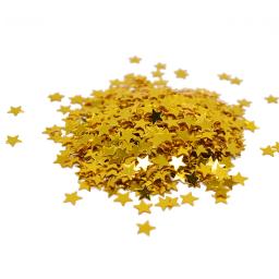 Confete Estrela Dourada Brilhante para Decoração de Mesa, Polvilha Acrílica, DIY, Festa de Aniversário, Casamento, Natal, 15g, 6mm, 10mm - Image 2