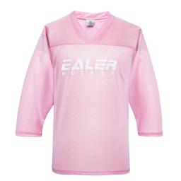 Camisa de hóquei no gelo de malha para treinamento rosa - Image 1