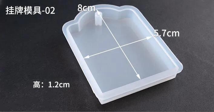 Molde de resina para artesanato, formas decorativas transparentes de flores secas com pingente de resina epóxi para bijuterias - Image 1
