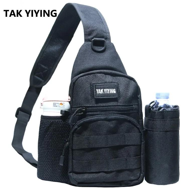 Tak yiying bolsa tática, molle, pesca, caminhadas, caça, esportes, peito, ombro único, mochila tática - Image 1