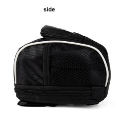 Bolsa de guidão de bicicleta, bolsa frontal, para selim, pochete, dobrável, tubo dianteiro, esportes ao ar livre, cesta de ciclismo - Image 4