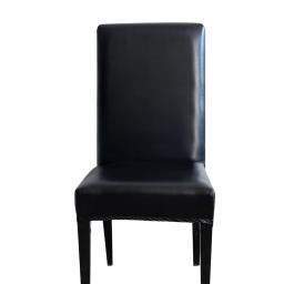PU Tecido Cadeira Capa para Sala de Jantar, Tudo Incluído, Impermeável, Elástico, À Prova de Poeira, Escritório, Hotel, Animais - Image 3