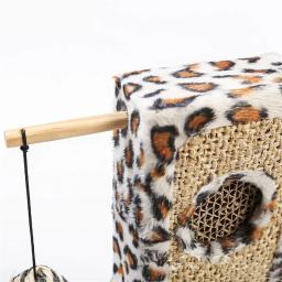 Arranhador para gatos tipo árvore, brinquedo para gatos com bola, sisal para arranhar - Image 3