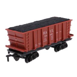 1:87 modelo de trem de simulação em escala, brinquedo para crianças trilho elétrico trem de carga carro ferroviário carro trem compartimento de transporte - Image 4