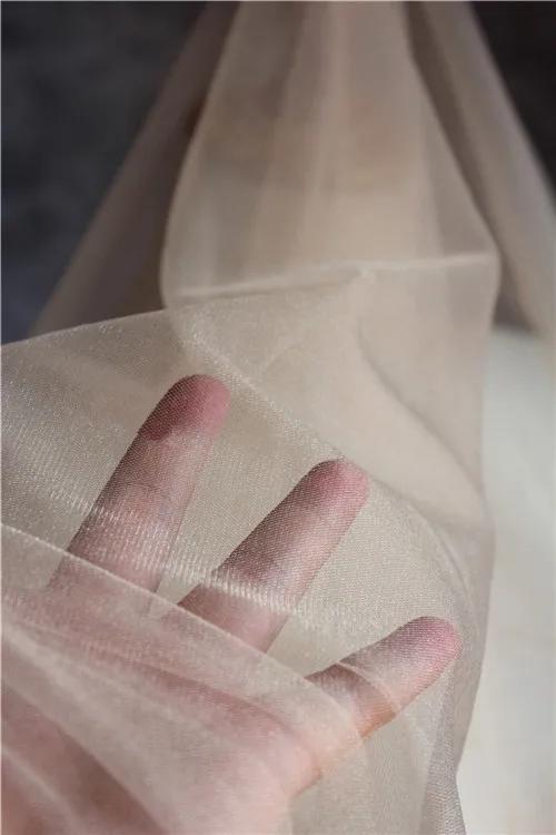 Lace1 - Tecido de Malha com 5 Metros em Renda Sólida Branca Rosa para Vestidos de Casamento e Noite, Macio e Elástico