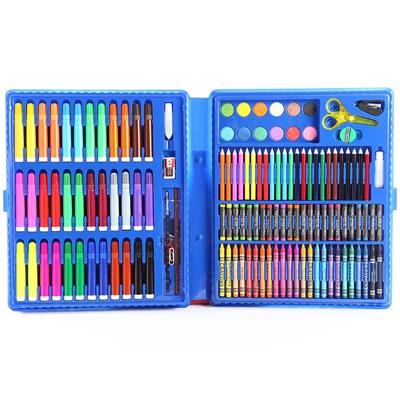 150/188/208 pçs conjunto de arte pintura aguarela desenho ferramentas arte marcador escova caneta suprimentos crianças para caixa presente escritório papelaria - Image 1