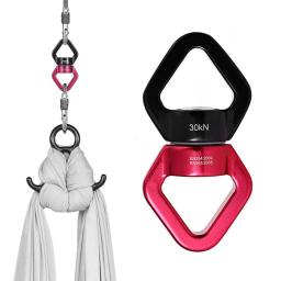 Equipamento De Escalada De Âncora Rotativa, Mosquetão Giratório, Conector De Corda Rotacional, Rotação De 360 Graus - Image 1