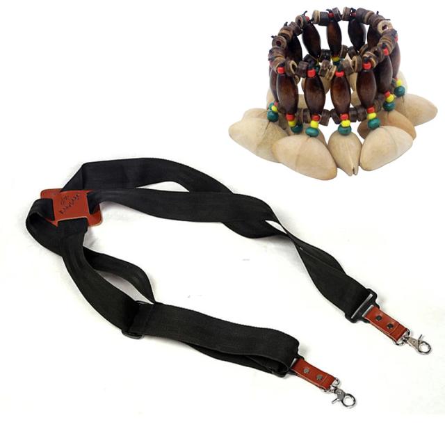 Cinto Africano de Djembe com Sino de Pulso: Acessórios Perfeitos para Moongolfe e Percussão