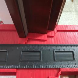 Medidor de contorno e calibre plástico, ferramenta duplicadora de marcação de madeira, ladrilhos, laminados - Image 1