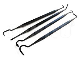Armiyo-airsoft dupla terminou nylon pick set, ferramenta de limpeza, cano da arma, acessórios, comprimento 205mm, 4 pcs/set - Image 5