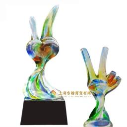 Ornamentos de vidro/vidro curativo/troféu de vidro/troféu personalizado/prêmio/prêmios/lembranças - Image 3
