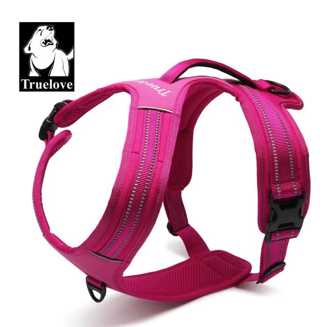 Colete Esportivo Nylon Reflexivo para Cães Truelove, Aventura ao Ar Livre, Tamanhos XS a XL, disponível em 5 cores