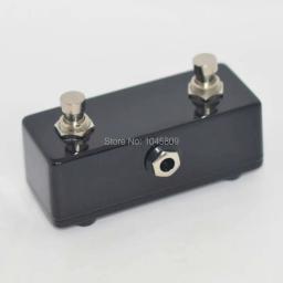 Dois botão momentâneo/travamento guitarra pedal interruptor de pé frete grátis - Image 1