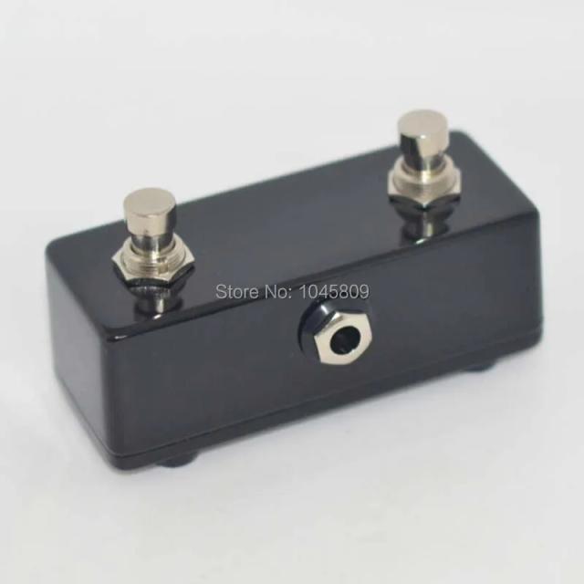 Interruptor de Pé para Pedal de Guitarra com Botões Momentâneo e Travamento - Frete Grátis!