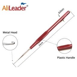 Agulha de crochê micro gancho 4 tamanhos, para fazer trança dreadlock ferramentas cabelo 0.5mm 0.6mm 0.7mm cabo suave - Image 2