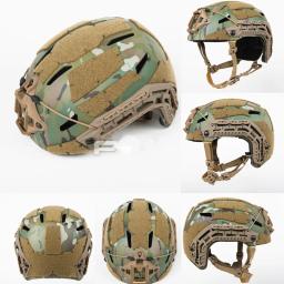 Caiman-Bump capacete balístico, ajuste de engrenagem do forro, capacete tático com montagem NVG e trilho lateral, anti-colisão - Image 1