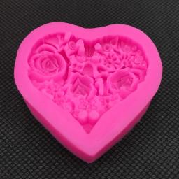 Molde de silicone em forma de flor para confeitaria 3d, para decoração de bolo, fondant, produto comestível, d006 - Image 2