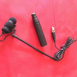 Microfone de instrumento com fio mu100 com adaptador de alimentação fantasma xlr3/xlr4 48v para tipos de equipamentos musicais de cordas como clariente - Image 5