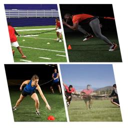 Banda Dupla Resistência para Treino, Puxar Corda, Corda Elástica, Campo de Atletismo, Corrida, Força Explosiva, Saltos, Equipamento de Fitness, 2 m, 3 m, 5m, 1 Conjunto - Image 6