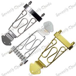 Conjunto de 6 cordas de guitarra estilo jazz e arco top, peça traseira de botão com moldura de fio, semi-oco, elétrica,-cromado-preto-dourado - Image 1