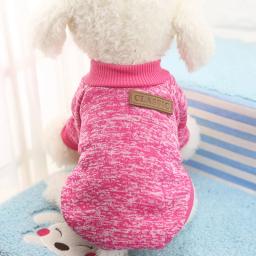 Roupa para cachorro de inverno, para cães pequenos, suéter macio para cachorro, chihuahua, roupa clássica para animais de estimação, 20-22s1 - Image 2