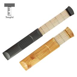 Tooyky-guitarra portátil com 6 cordas, mão direita, de bolso, viagem, mini violão para iniciantes, crianças, ferramenta de prática de música - Image 2