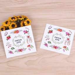 50 unidades de mini cartões de visita, mensagens em formato de mensagem cartões para agradecimento, aniversário de casamento, dia das mães - Image 3