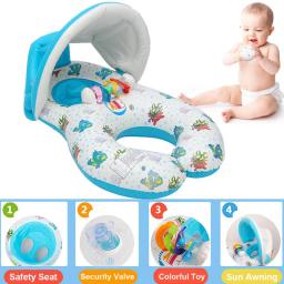Anel inflável de natação do bebê, Swan Swim Float, brinquedos divertidos, esporte de barco para crianças, 3 a 6 anos, verão - Image 6