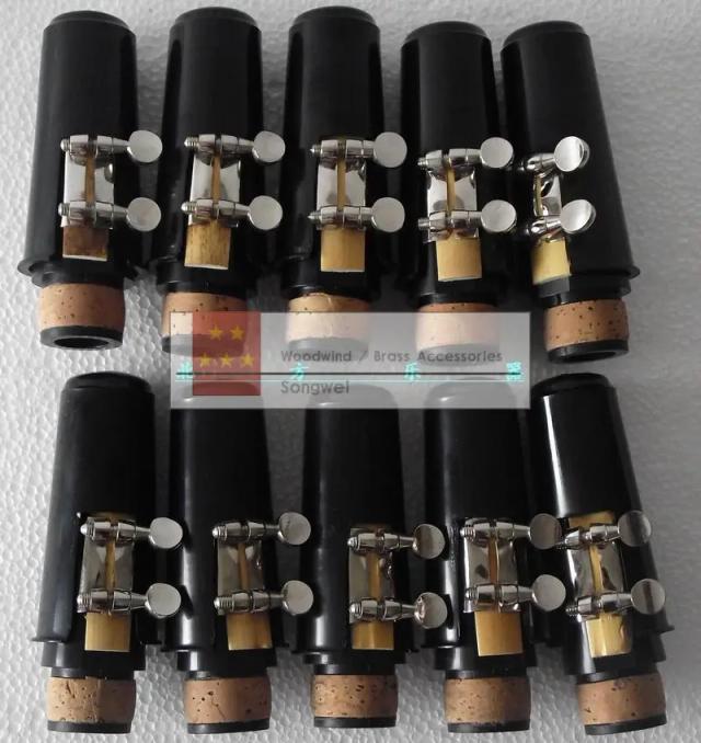 Tampa de palheta para clarinete soprano BB com 10 ou 5 conjuntos de acessórios completos