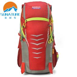 Sunatural mochila para viagem, mochila para caminhadas ao ar livre, escalada, grande capacidade, mochila de nylon à prova d'água 45l - Image 2