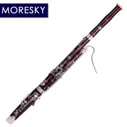 MORESKY-Professional C Tone Fagote, Cupronickel, Silver Key Bege Corpo - Image 3