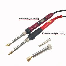Ferro De Solda Elétrica Escultura, Ferramenta De Pirografia, Queima De Madeira, Gravação De Solda Pen Set, Temperatura Ajustável, 60W, 80W - Image 3