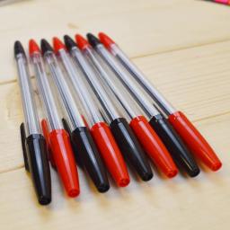 Colorido Conjunto de Caneta Esferográfica, Kalem Simples, Prático Caneta Material, Canetas Escolar, Stylo Papelaria, 50 pcs - Image 2