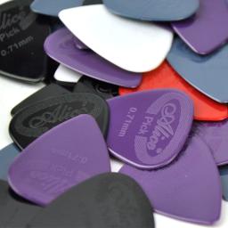 Palheta de guitarra alice 100mm antiderrapante de nylon, palhetas cores mistas espaçosa com 0.71 peças - Image 5