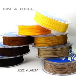 Fio de nylon para macrame, 0.5mm, trançado, 45m por rolo, faça você mesmo, com borlas - Image 6