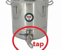 Fermentador de Vinho de Aço Inoxidável com Barril Termostático - Disponível em 20l, 30l, 50l e 70l